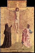 Piero della Francesca Polyptych of the Misericordia: Crucifixion painting